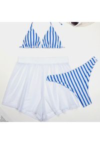 Intica - Bikini z wiązaniem i szortami na lato Cannelle. Kolor: wielokolorowy. Materiał: materiał