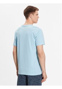 Quiksilver T-Shirt Comp Logo EQYZT06534 Błękitny Regular Fit. Kolor: niebieski. Materiał: bawełna