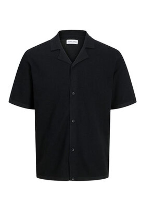 Jack & Jones - Jack&Jones Koszula Orion 12268226 Czarny Relaxed Fit. Kolor: czarny. Materiał: bawełna