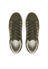 Karl Lagerfeld - KARL LAGERFELD Sneakersy KL57545 Brązowy. Kolor: brązowy. Materiał: skóra #4