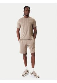 EA7 Emporio Armani Szorty sportowe 7M001393 AF12660 F1030 Beżowy Regular Fit. Kolor: beżowy. Materiał: syntetyk, bawełna. Styl: sportowy #4