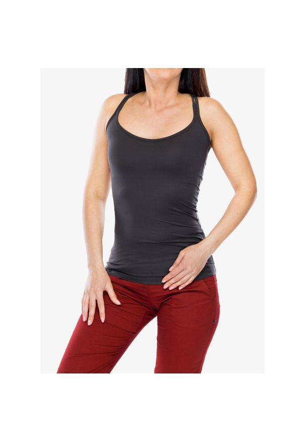 OCUN - Top wspinaczkowy damski Ocun Corona Top. Kolor: szary