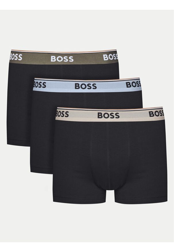 BOSS Komplet 3 par bokserek 50531684 Czarny. Kolor: czarny. Materiał: bawełna