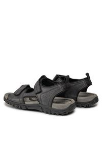 Geox Sandały Uomo Sandal Strada U4524B 000ME C9999 Czarny. Kolor: czarny