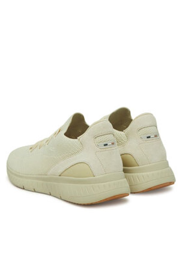 BOSS Sneakersy C TTNM 50542130 Écru. Materiał: materiał