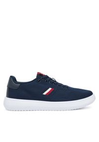 TOMMY HILFIGER - Sneakersy Tommy Hilfiger. Kolor: niebieski