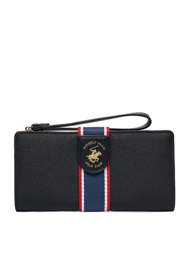 Beverly Hills Polo Club Portfel CEO-BHPC-W1-006-AW25 Czarny. Kolor: czarny. Materiał: materiał