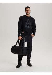 Diverse - Bluza męska bez kaptura DKR CREW 04 B1563 -. Typ kołnierza: bez kaptura. Kolor: czarny. Materiał: poliester, bawełna #3