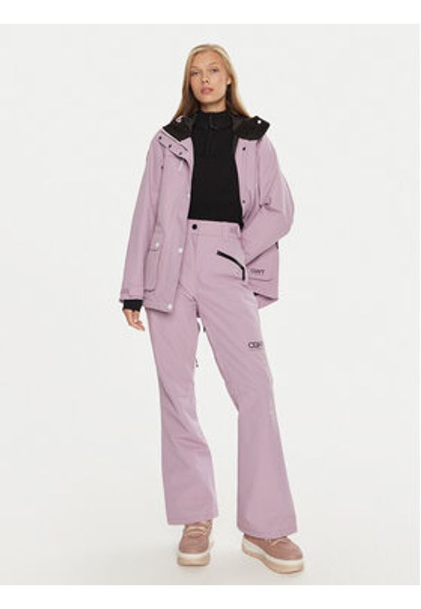Colourwear Kurtka narciarska 7010318 Fioletowy Regular Fit. Kolor: fioletowy. Materiał: syntetyk. Sport: narciarstwo