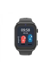 GARETT - Garett Kids Twin 2 4G czarny. Rodzaj zegarka: smartwatch. Kolor: czarny