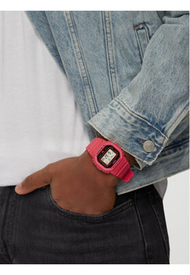 G-Shock Zegarek Energy Pack DW-5600EP-4ER Czerwony. Kolor: czerwony