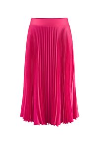LA MANIA - Plisowana spódnica Lang w kolorze różowym. Kolor: różowy, wielokolorowy, fioletowy. Materiał: materiał #7