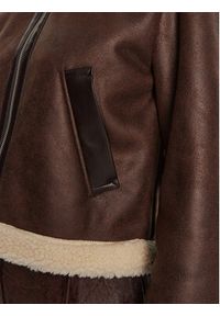 only - ONLY Kurtka z imitacji skóry Betty 15322046 Brązowy Regular Fit. Kolor: brązowy. Materiał: skóra #2