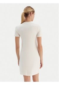 Guess Sukienka codzienna V4YK02 KCDH1 Écru Regular Fit. Okazja: na co dzień. Kolor: kremowy. Materiał: bawełna. Typ sukienki: proste. Styl: casual #5
