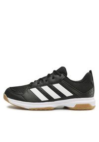 Adidas - adidas Buty halowe Ligra 7 M FZ4658 Czarny. Kolor: czarny. Materiał: skóra #4