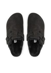 Birkenstock Kapcie Boston Vl/Shearling 0259883 Czarny. Kolor: czarny. Materiał: welur, skóra #6