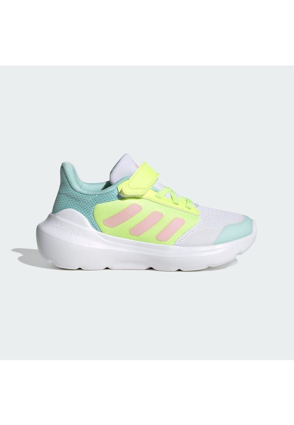 Adidas - Dziecięce buty Tensaur Run 2.0. Okazja: na uczelnię, na co dzień. Kolor: różowy, żółty, zielony, wielokolorowy, biały. Sport: bieganie