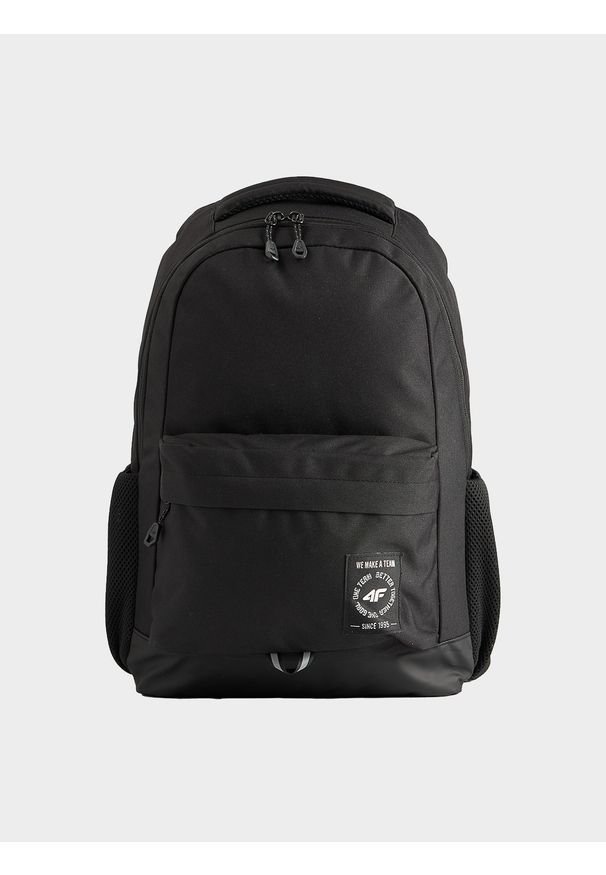 4f - 4F Plecak miejski (18 L) szkolny - czarny Uniwersalny. Kolor: czarny. Materiał: syntetyk, materiał. Styl: casual