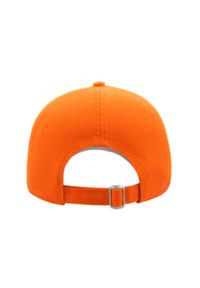 PAPROCKI&BRZOZOWSKI - Pomarańczowa czapka z logo. Kolor: pomarańczowy. Materiał: bawełna. Wzór: nadruk #2
