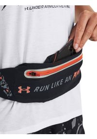 Saszetka nerka do biegania uniseks Under Armour UA Flex Run Pack Belt - czarna. Kolor: czarny. Materiał: poliester, elastan