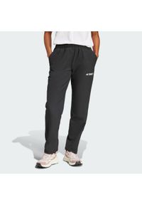 Adidas - Spodnie Terrex Multi Liteflex. Kolor: czarny. Materiał: materiał. Sezon: lato. Sport: turystyka piesza