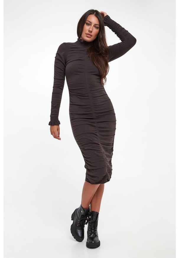 Twinset Milano - Sukienka marszczona TWINSET