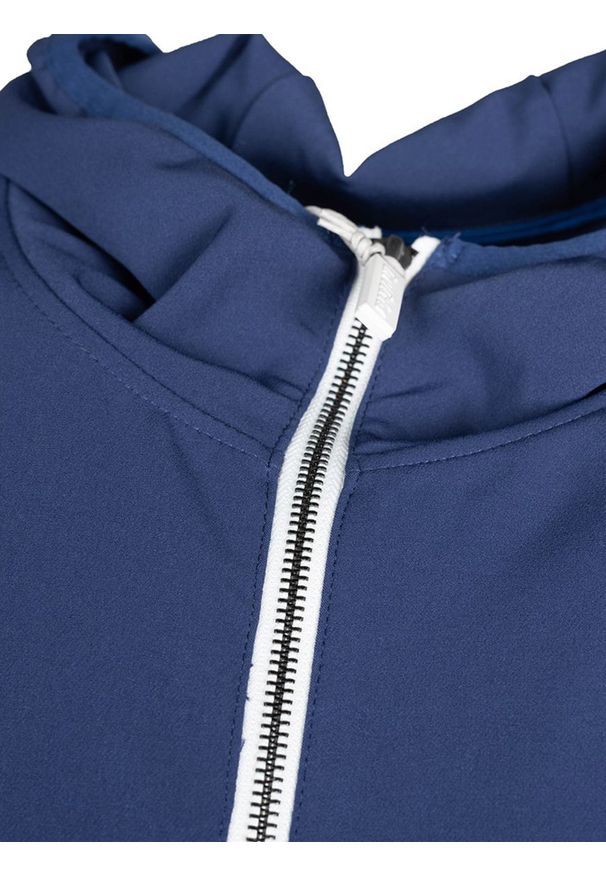 Invicta Bluza "Full-Zip" | 4454263 | Mężczyzna | Granatowy. Okazja: na co dzień. Typ kołnierza: kaptur. Kolor: niebieski. Materiał: poliester. Wzór: aplikacja. Styl: casual