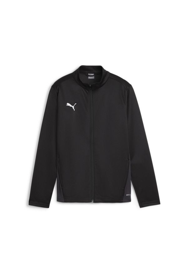 Dziecięca bluza dresowa Puma TeamGoal. Kolor: czarny. Materiał: dresówka. Sport: piłka nożna