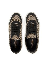 Max Mara Sneakersy 2514761012600 Czarny. Kolor: czarny. Materiał: materiał