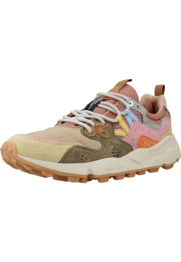 Flower Mountain - Kapcie FLOWER MOUNTAIN YAMANO 3 SRA Rose. Kolor: różowy. Materiał: skóra. Styl: sportowy