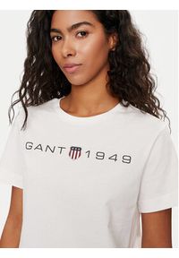 GANT - Gant T-Shirt Archive Shield 4200753 Écru Regular Fit. Materiał: bawełna #2