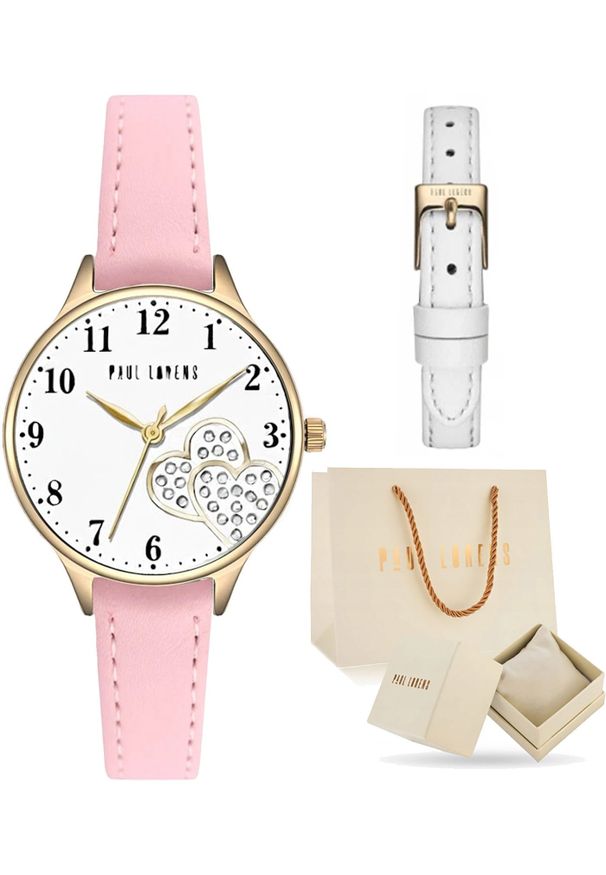 Zegarek dziecięcy Paul Lorens MILA z dwoma paskami (R/B)