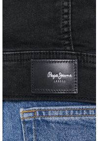 Pepe Jeans Kurtka jeansowa damska kolor granatowy przejściowa. Okazja: na co dzień. Kolor: niebieski. Styl: casual #5