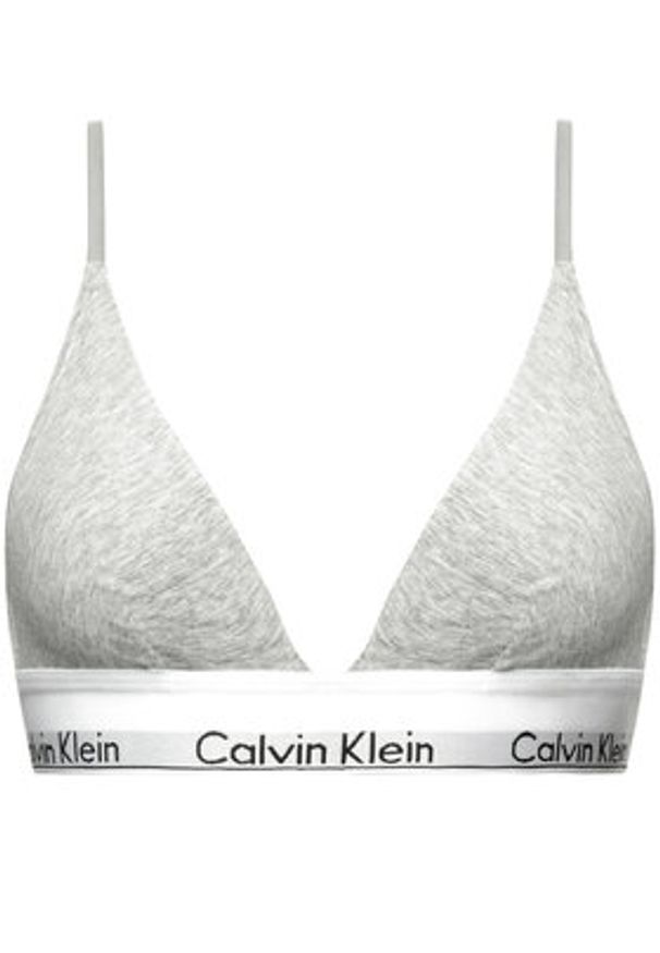 Calvin Klein Underwear Biustonosz braletka 000QF1061E Szary. Kolor: szary. Materiał: bawełna