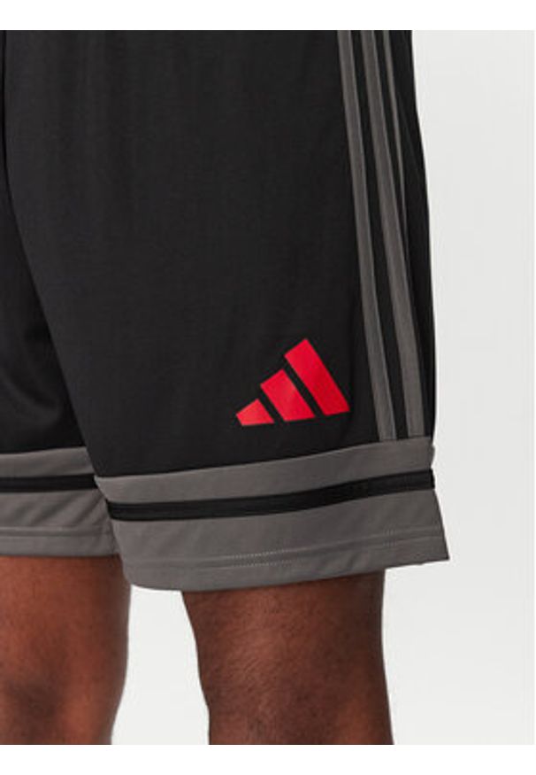 Adidas - adidas Szorty sportowe Squadra 25 JN4447 Czarny Regular Fit. Kolor: czarny. Materiał: syntetyk