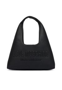 Love Moschino - LOVE MOSCHINO Torebka JC4047PP0OLE0000 Czarny. Kolor: czarny. Materiał: skórzane #1