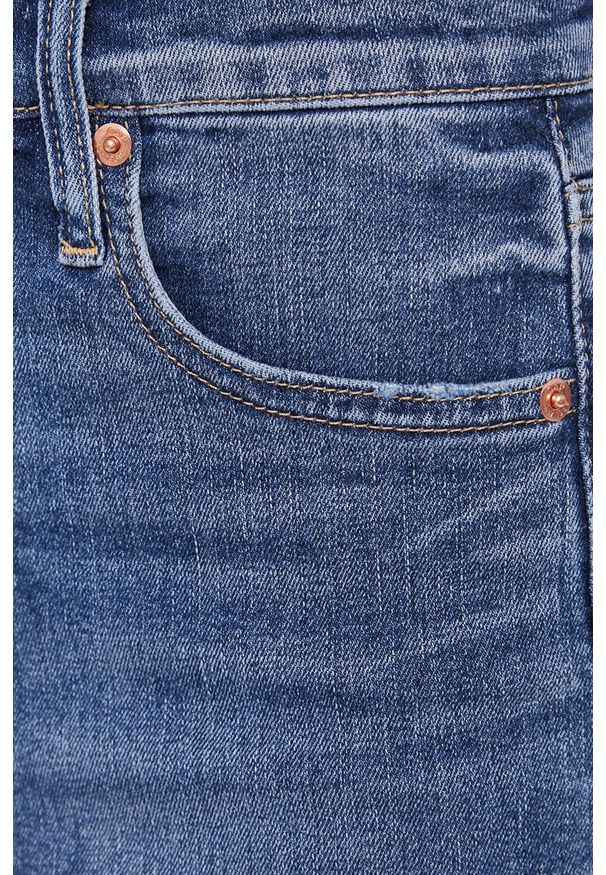 GAP Jeansy Talma damskie medium waist. Kolor: niebieski