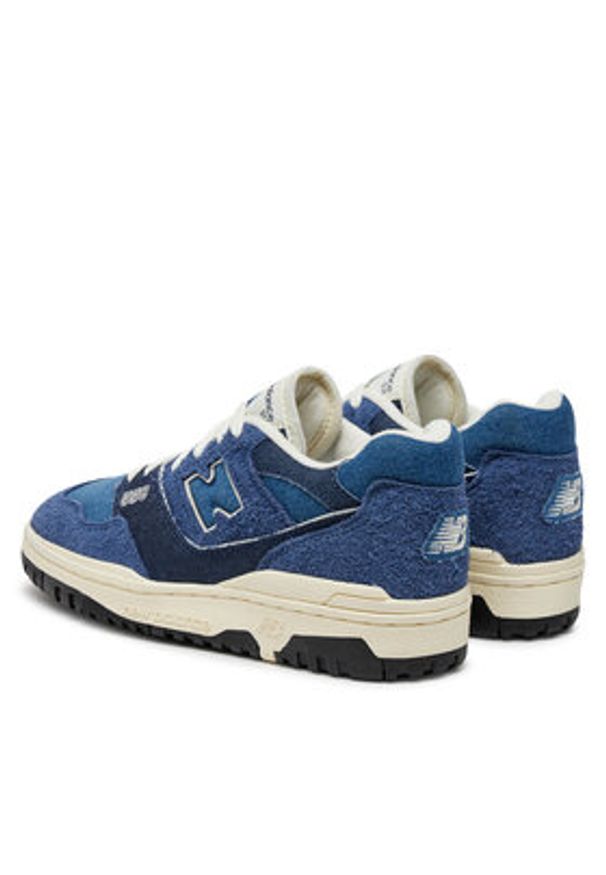 New Balance Sneakersy BBW550GH Niebieski. Kolor: niebieski. Materiał: skóra, zamsz