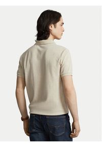 Polo Ralph Lauren Polo 710680784342 Beżowy Regular Fit. Typ kołnierza: polo. Kolor: beżowy. Materiał: bawełna #7