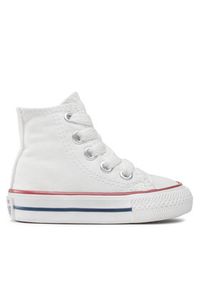 Converse Trampki Inf C/T All Star Hi 7J253C Biały. Kolor: biały. Materiał: materiał #3