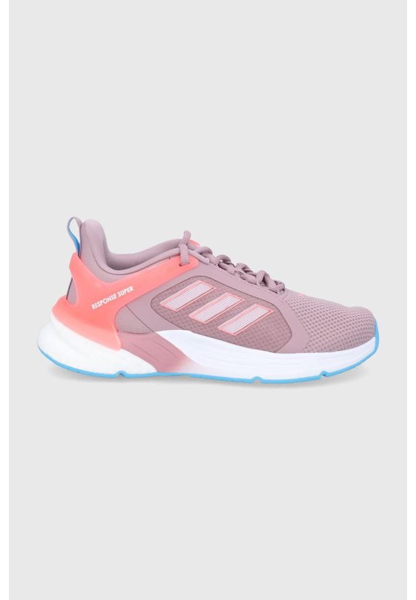 Adidas - adidas buty Response Super 2.0 GY8604 kolor różowy. Nosek buta: okrągły. Zapięcie: sznurówki. Kolor: różowy. Materiał: guma. Sport: bieganie