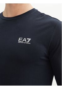 EA7 Emporio Armani Longsleeve 8NPT28 PJVQZ 1562 Granatowy Slim Fit. Kolor: niebieski. Materiał: bawełna. Długość rękawa: długi rękaw #4