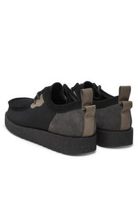 Clarks Półbuty Wallabee 26181387 Czarny. Kolor: czarny. Materiał: skóra