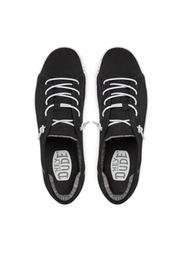Hey dude - Hey Dude Tenisówki Cody M Sport Mesh 40391-001 Czarny. Kolor: czarny. Materiał: materiał. Styl: sportowy