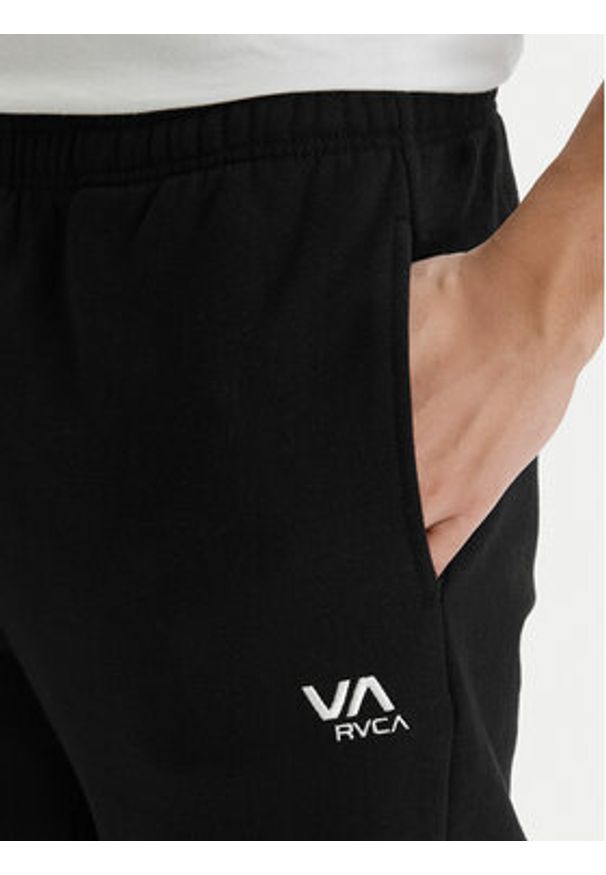 RVCA Spodnie dresowe Va Essential AVYNP00211 Czarny Relaxed Fit. Kolor: czarny. Materiał: bawełna
