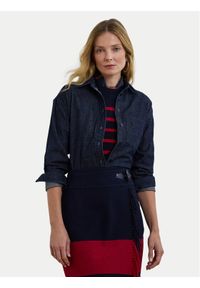 Lauren Ralph Lauren - LAUREN RALPH LAUREN Koszula jeansowa 200957620 Granatowy Relaxed Fit. Kolor: niebieski. Materiał: bawełna #1