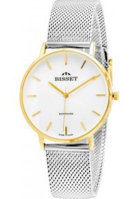 Zegarek Bisset ZEGAREK DAMSKI BISSET BSBF33 (zb579b) - SZAFIROWE SZKŁO. Kolor: niebieski #1