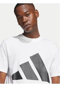 Adidas - adidas T-Shirt Essentials Big Logo JE8943 Biały Regular Fit. Kolor: biały. Materiał: bawełna #5