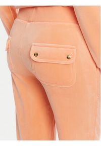 Juicy Couture Spodnie dresowe Layla JCSEBJ001 Pomarańczowy Flared Leg. Kolor: pomarańczowy. Materiał: syntetyk #3