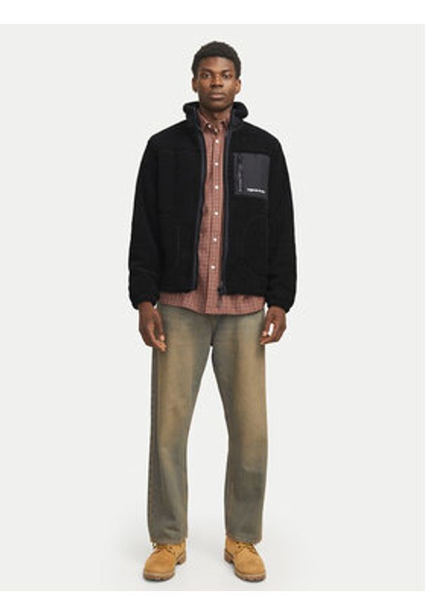 Jack & Jones - Jack&Jones Kurtka przejściowa Vesterbro 12260450 Czarny Regular Fit. Kolor: czarny. Materiał: syntetyk
